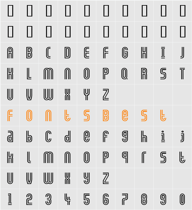 Arch Character Map