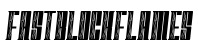 FastBlockFlames Font Image