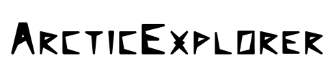 ArcticExplorer Font Image