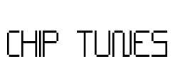 CHIP TUNES Font Image