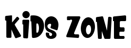 Kids Zone Font Image