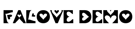 Falove Demo Font Image