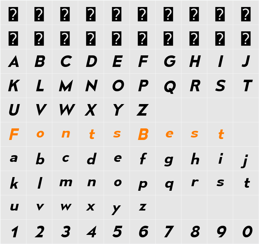 Mesmerize Se Sb Character Map