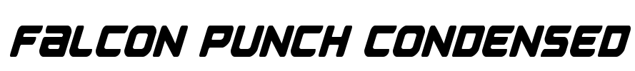 Falcon Punch Condensed Font Image