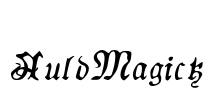 AuldMagick Font Image