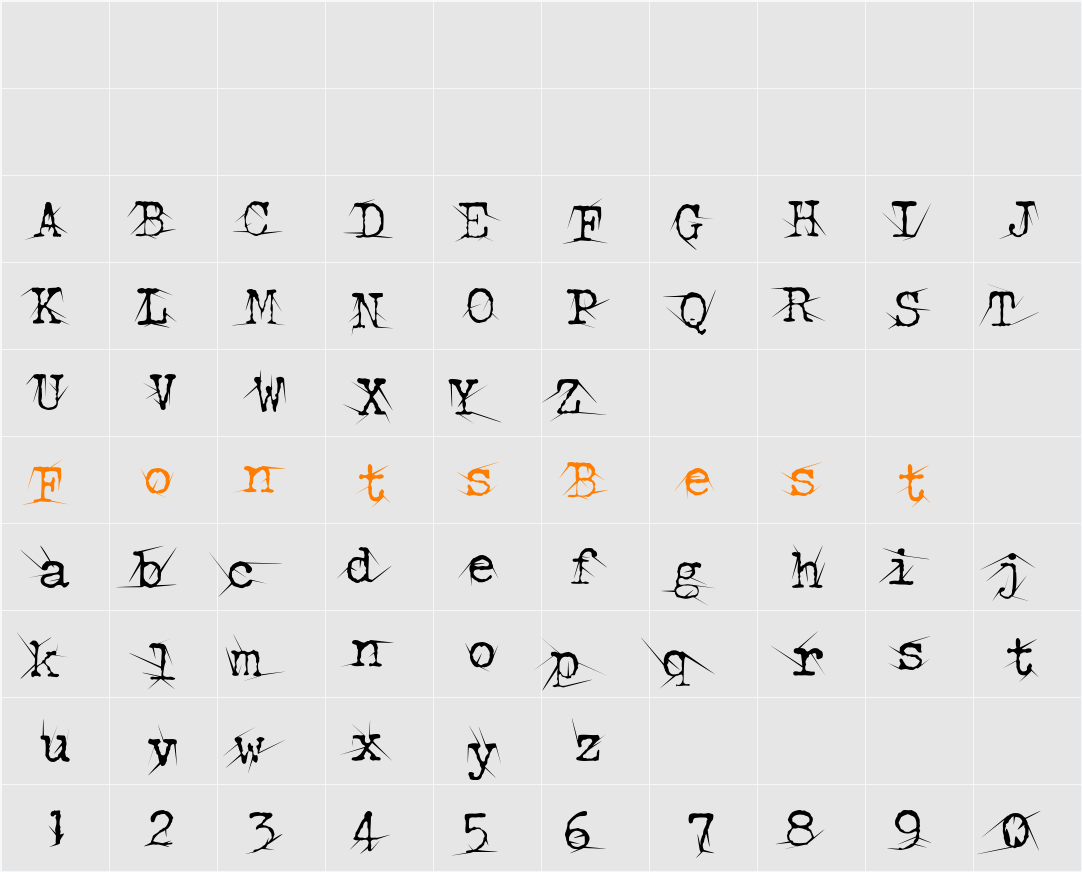 Confused Root Character Map