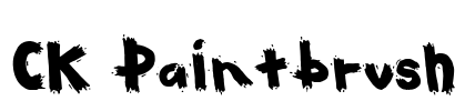 CK Paintbrush Font Image