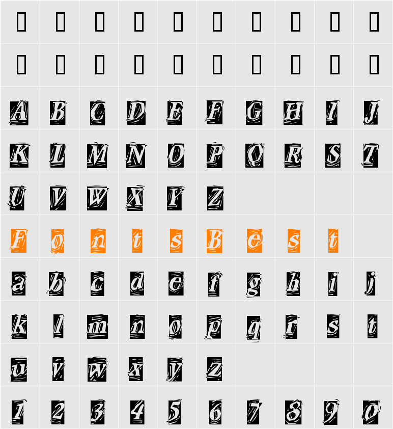 Craft Character Map