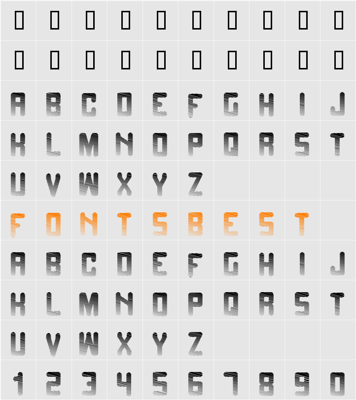 JI-Encyst Character Map