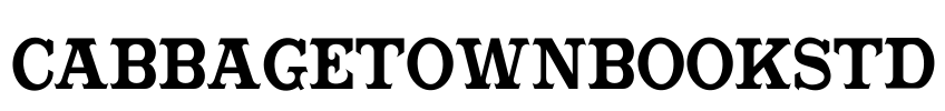 CabbagetownBookStd Font Image