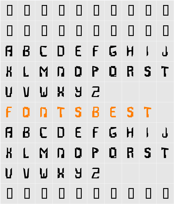 Abstrakt Character Map