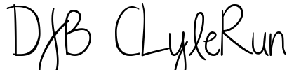 DJB CLyleRun Font Image