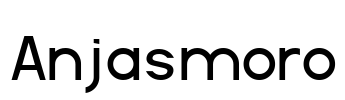 Anjasmoro Font Image