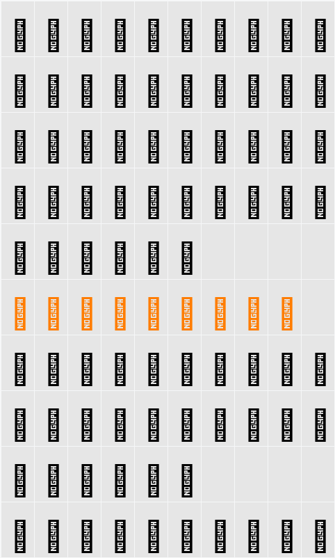 わたしのために Character Map