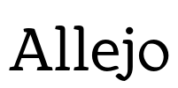 Allejo Font Image