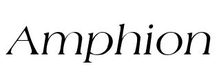 Amphion Font Image