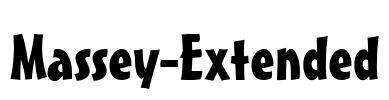 Massey-Extended Font Image