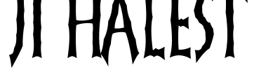 JI-Halest Font Image