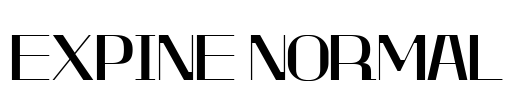 Expine Normal Font Image