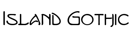 Island Gothic Font Image