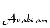 Arabian Font Image