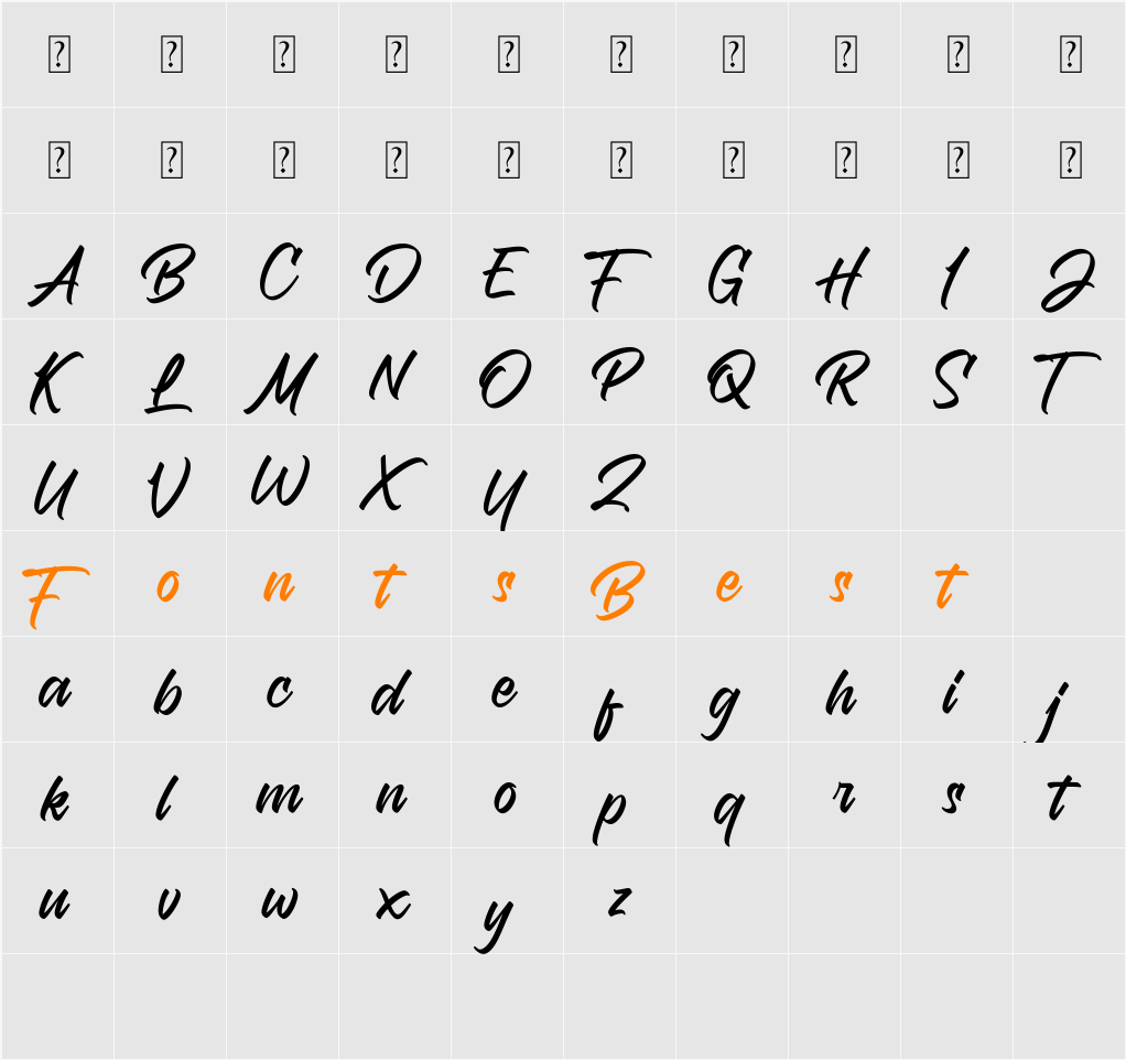 Rebellion Knight Personal Use O Character Map