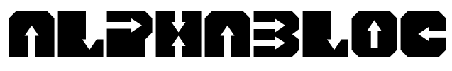 AlphaBloc Font Image