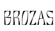 Brozas Font Image