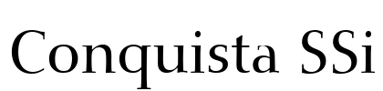 Conquista SSi Font Image