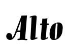 Alto Font Image