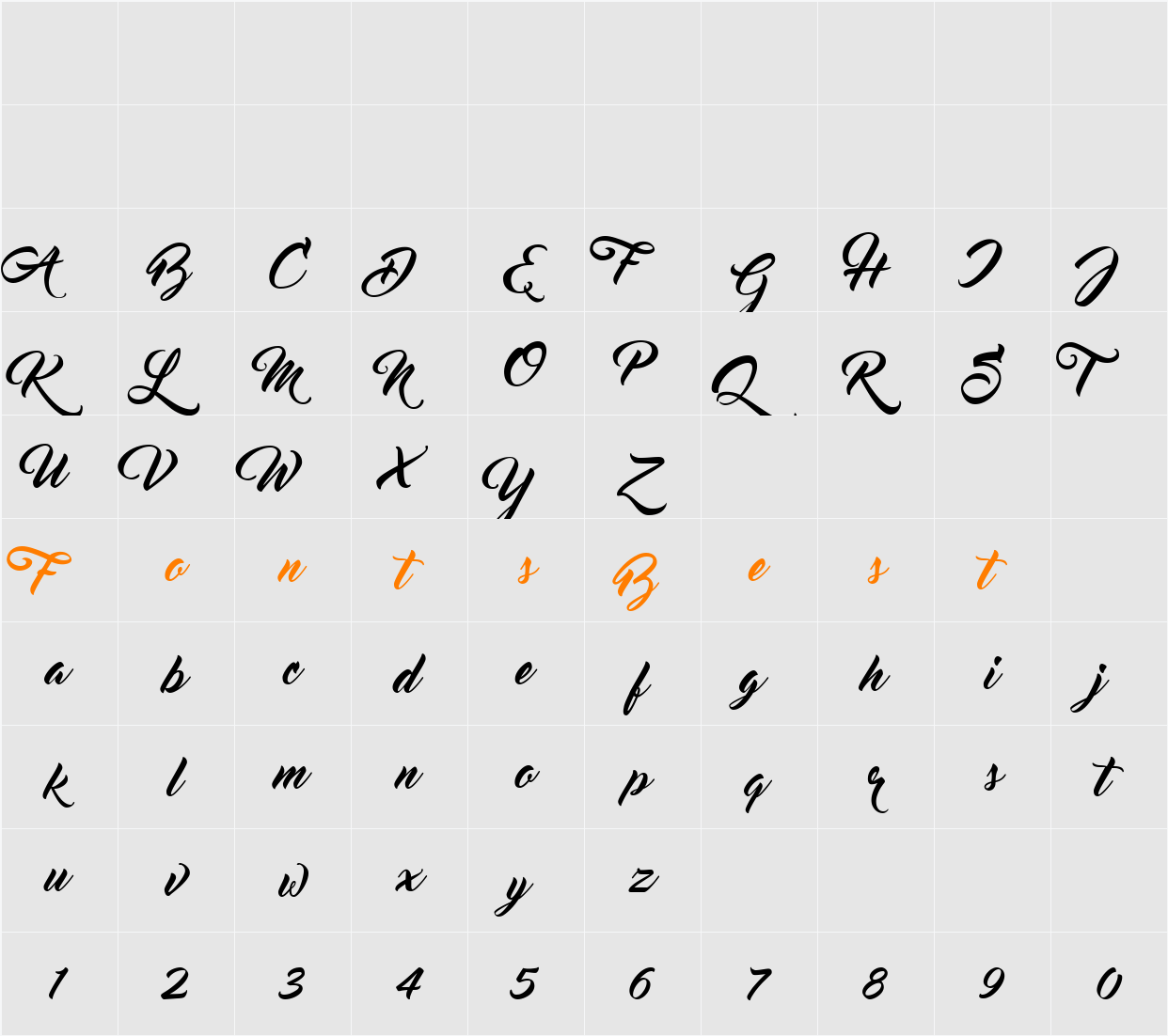 Master Of Break Character Map