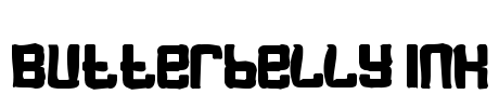 Butterbelly Ink Font Image