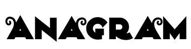 Anagram Font Image