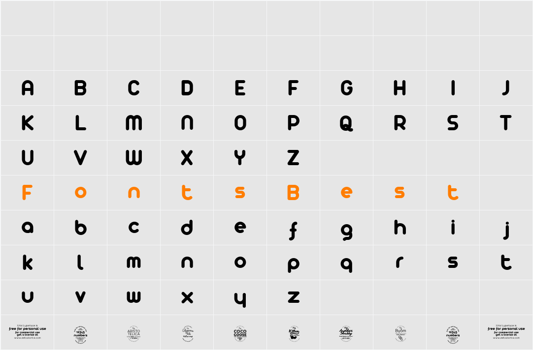 Arista 2.0 Character Map