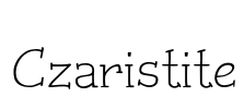 Czaristite Font Image