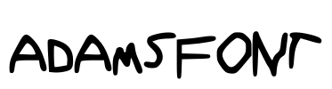 ADAMSFONT Font Image