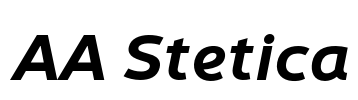 AA Stetica Font Image