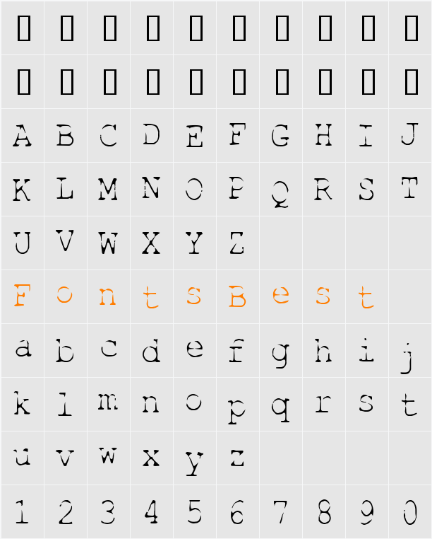 CK Gutenberg Character Map