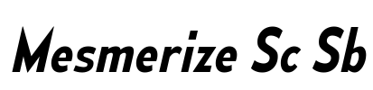 Mesmerize Sc Sb Font Image