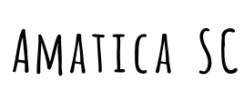 Amatica SC Font Image