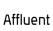 Affluent Font Image