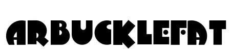 ArbuckleFat Font Image