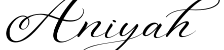 Aniyah Font Image