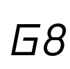 G8 Font Image