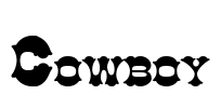 Cowboy Font Image