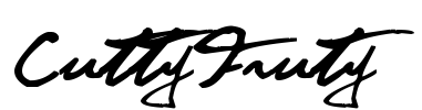 CuttyFruty Font Image