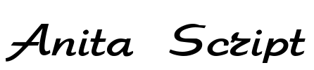 Anita Script Font Image