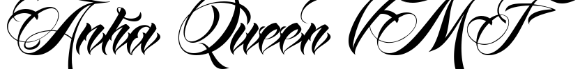 Anha Queen VMF Font Image