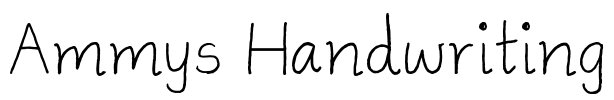 Ammys Handwriting Font Image