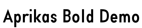 Aprikas Bold Demo Font Image